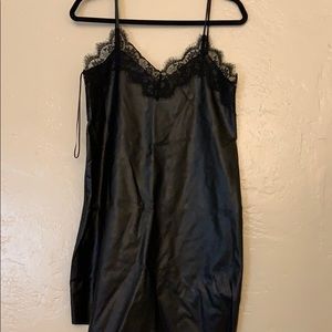 Zara pleather dress